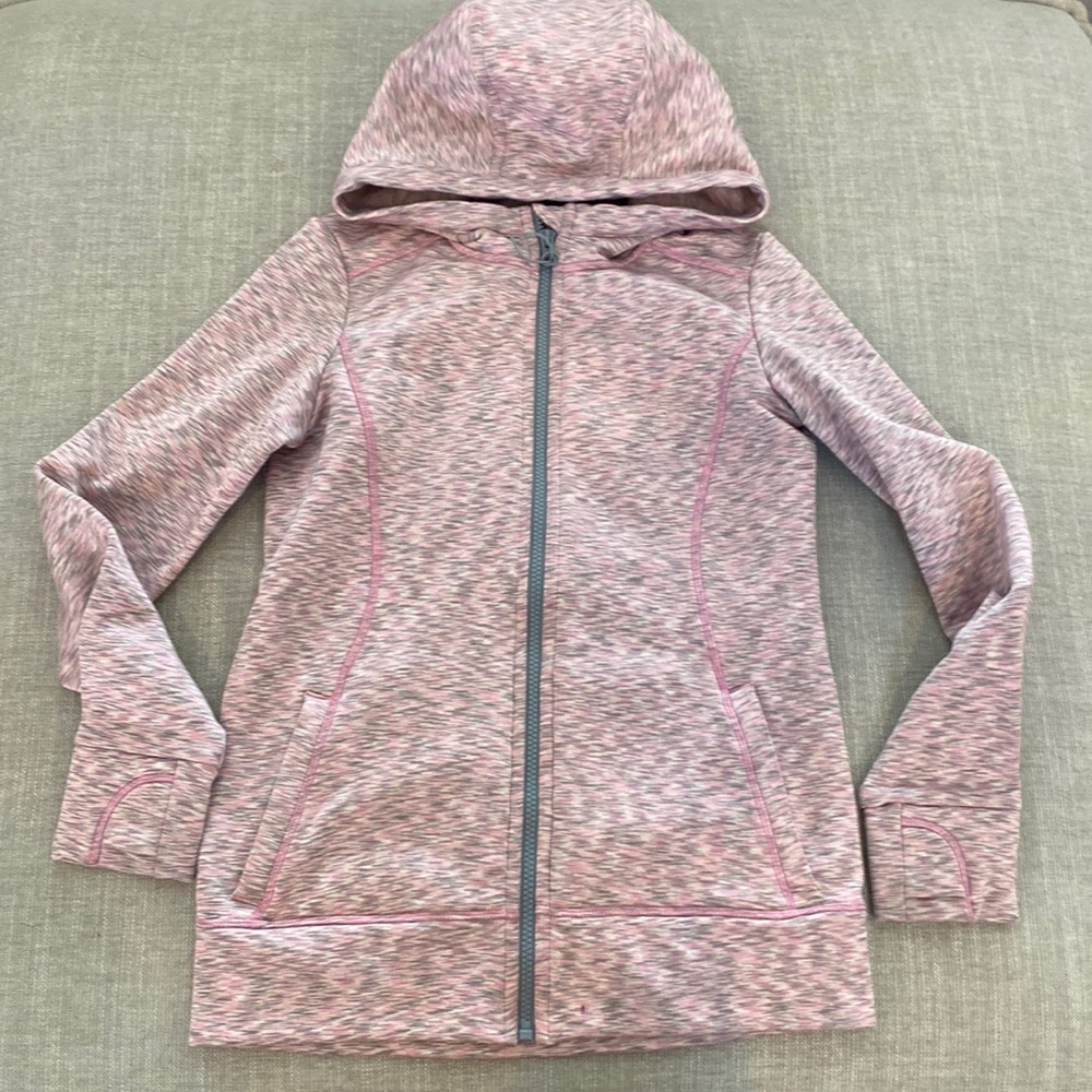 Athleta XL 14 hoodie jacket thumb holes